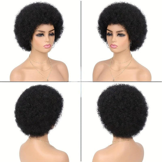 Soft Natural Curly Hair Wig for Women - Daily Party Roleplay Prop