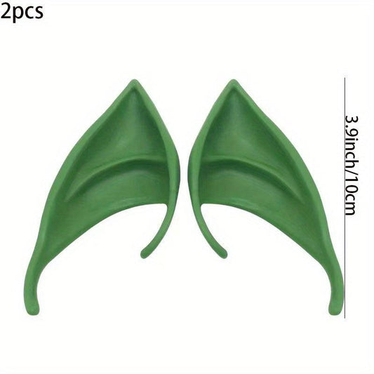 Halloween Elf Ears Latex Cosplay Props Masquerade Pointed Ears