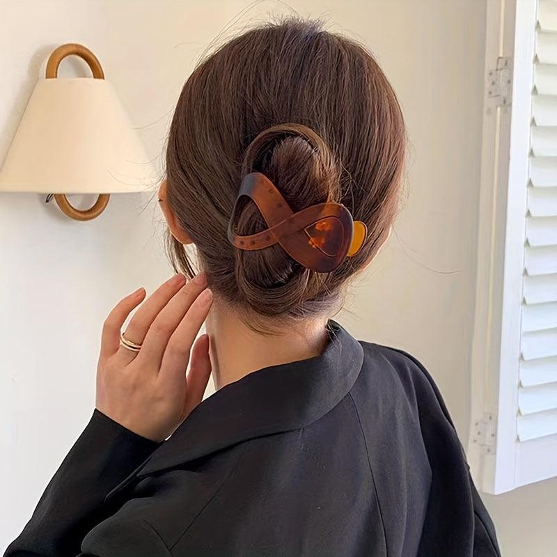 2pcs Vintage Hairpin Plastic Hair Ornament Styling Tools
