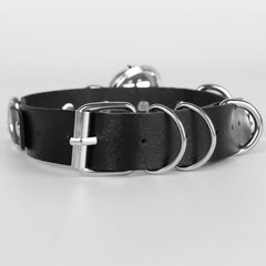 European American Cosplay Collar Leather Bell Neck Jewelry