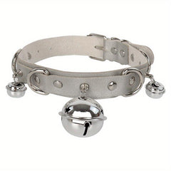 European American Cosplay Collar Leather Bell Neck Jewelry