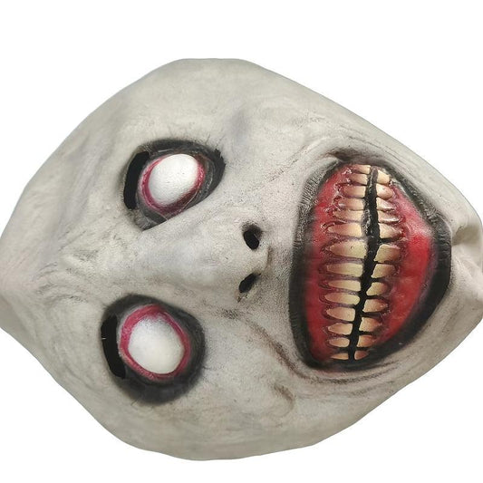Men's Halloween Mask COS Exorcist Horror Smile Eyes Demon Mask