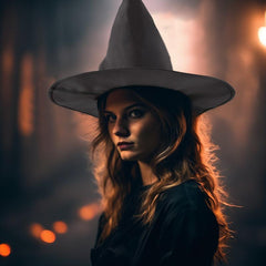 Smooth Witch Hat Halloween Cosplay Costume Props