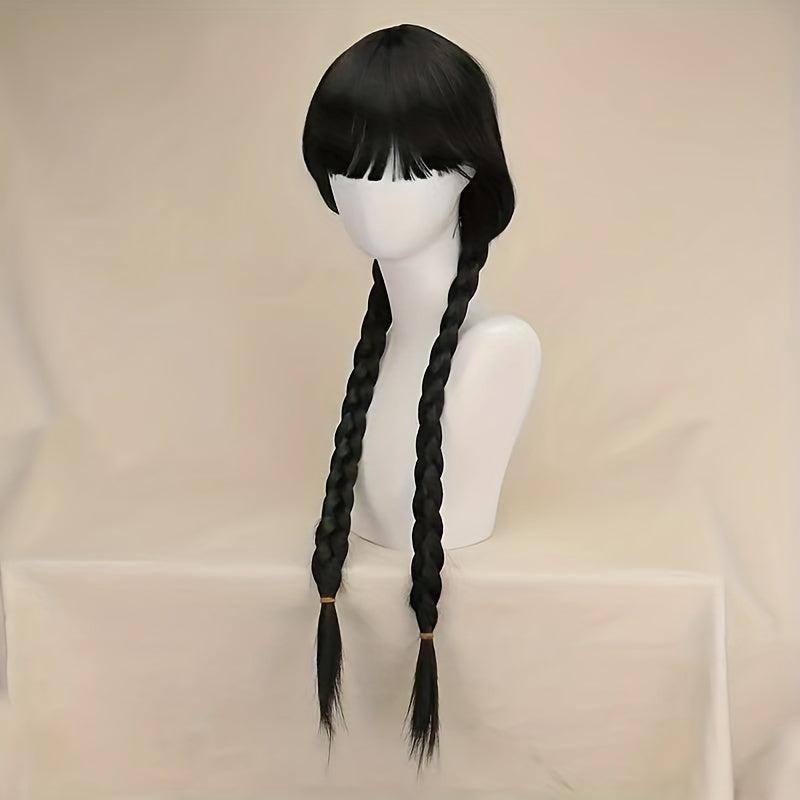 Neat Bangs Double Braid Twists Braid Halloween Cos Wig