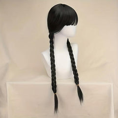 Neat Bangs Double Braid Twists Braid Halloween Cos Wig