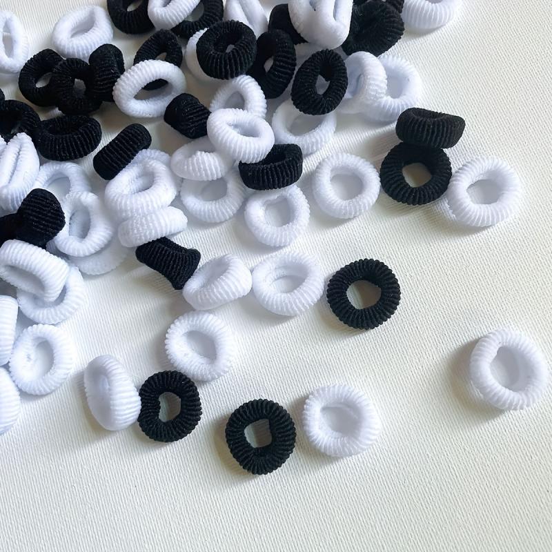 100pcs Seamless Hair Ropes Polyester Hair Accessory