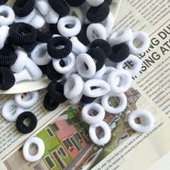 100pcs Seamless Hair Ropes Polyester Hair Accessory