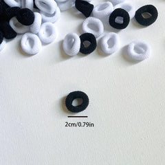 100pcs Seamless Hair Ropes Polyester Hair Accessory