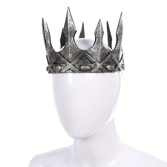 Medieval Knight Prince Crown Halloween Stage Dress Up Props