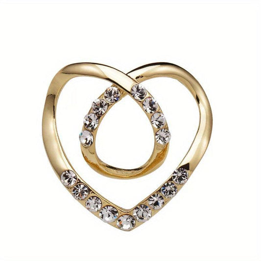 3pcs Alloy Metal T Shirt Clip Ring Large Size T Shirt Scarf Clip For Women Girls