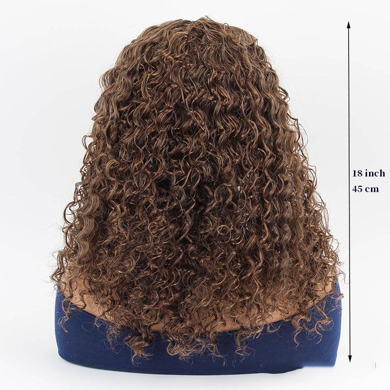 Curly Wig Head Cover Small Roll for Women