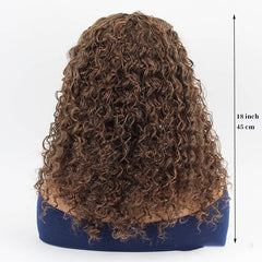 Curly Wig Head Cover Small Roll for Women