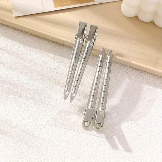 4pcs Pack Positioning Barrettes Hair Clamps Hair Accessories