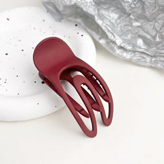 1pc Plastic Hair Clip Medium Frosted U Shape Hair Clips