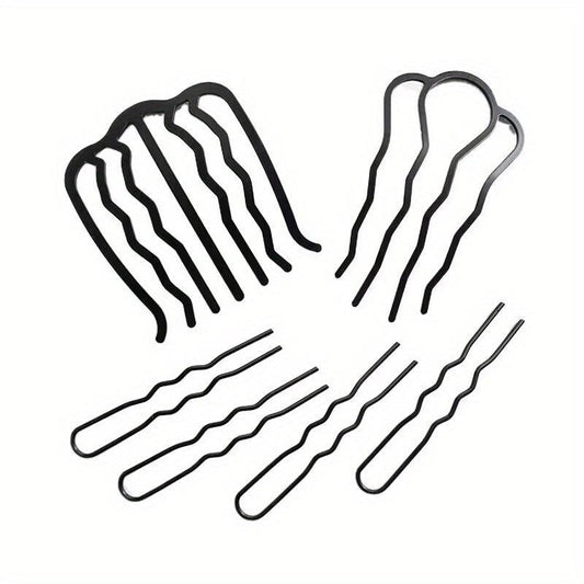 Metal Ponytail Insert Comb Head Ornament Hairdressing Tool