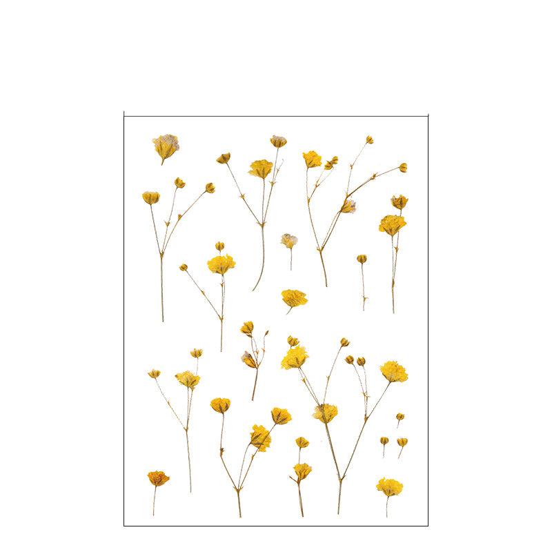 Adorable Plant Pattern Stickers for Scrapbooking and Crafts