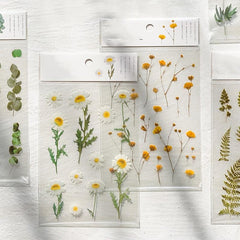 Adorable Plant Pattern Stickers for Scrapbooking and Crafts