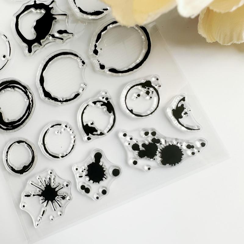 Cartoon Transparent Hand Account Seal Reusable Stationery