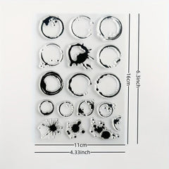 Cartoon Transparent Hand Account Seal Reusable Stationery