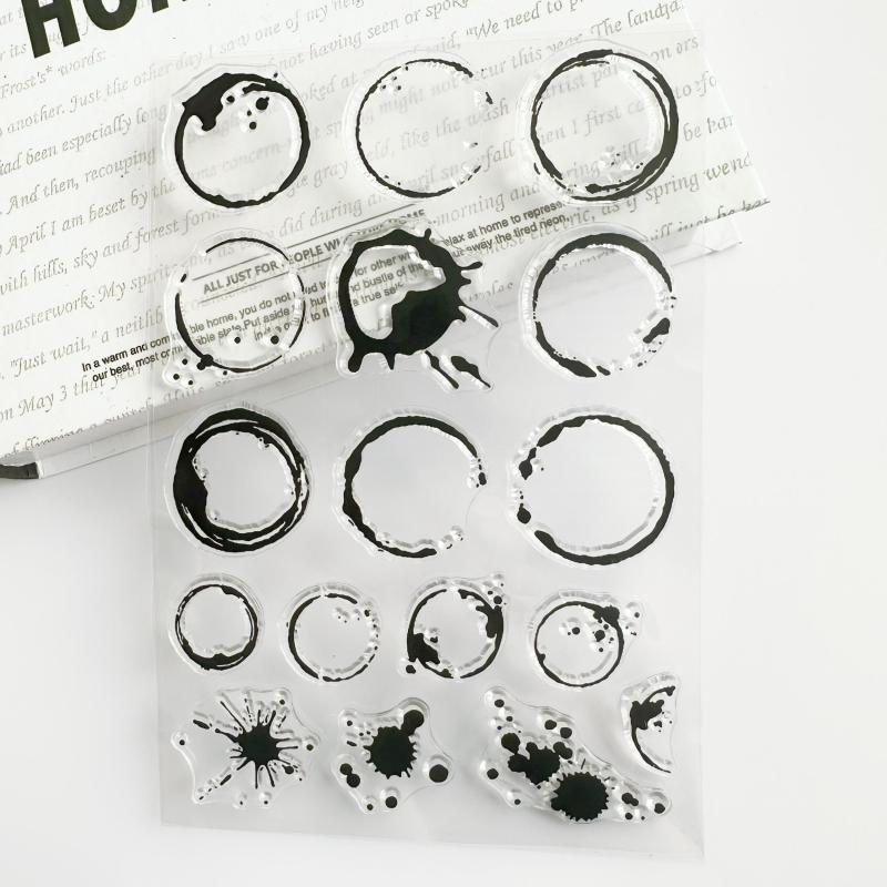 Cartoon Transparent Hand Account Seal Reusable Stationery