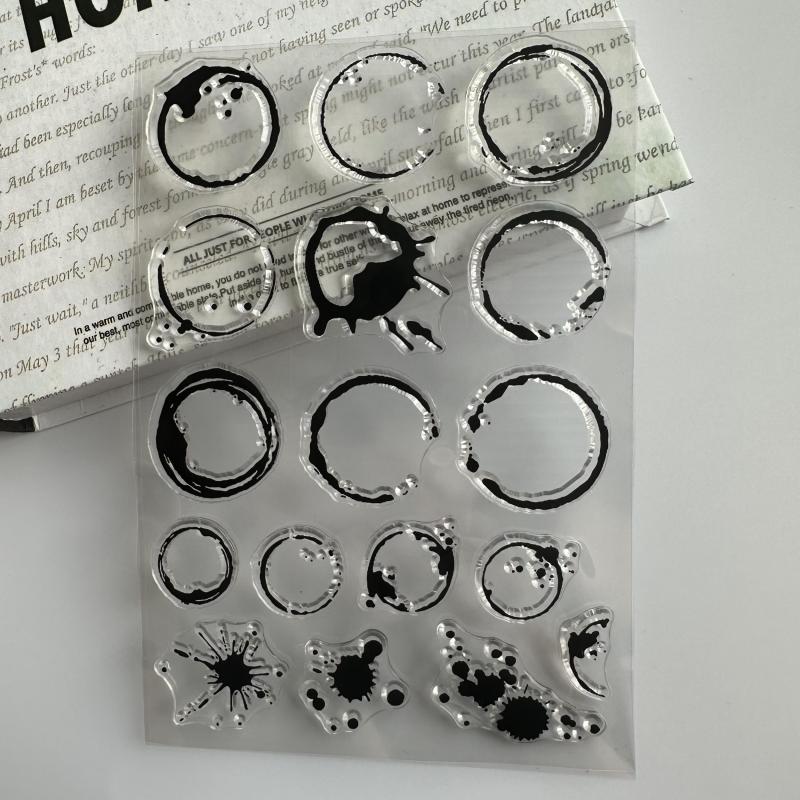 Cartoon Transparent Hand Account Seal Reusable Stationery