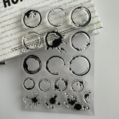 Cartoon Transparent Hand Account Seal Reusable Stationery