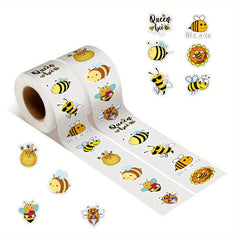500pcs Bee Animals Stickers For Christmas Halloween Party