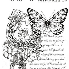 Retro Decorative Pattern Clear Stamps for Card Making DIY Scrapbooking