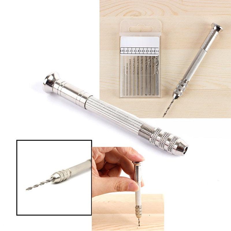 Handheld Mini Drill Set for Wood Crafts and Epoxy Resin