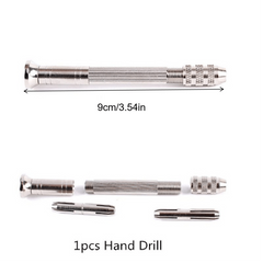 Handheld Mini Drill Set for Wood Crafts and Epoxy Resin