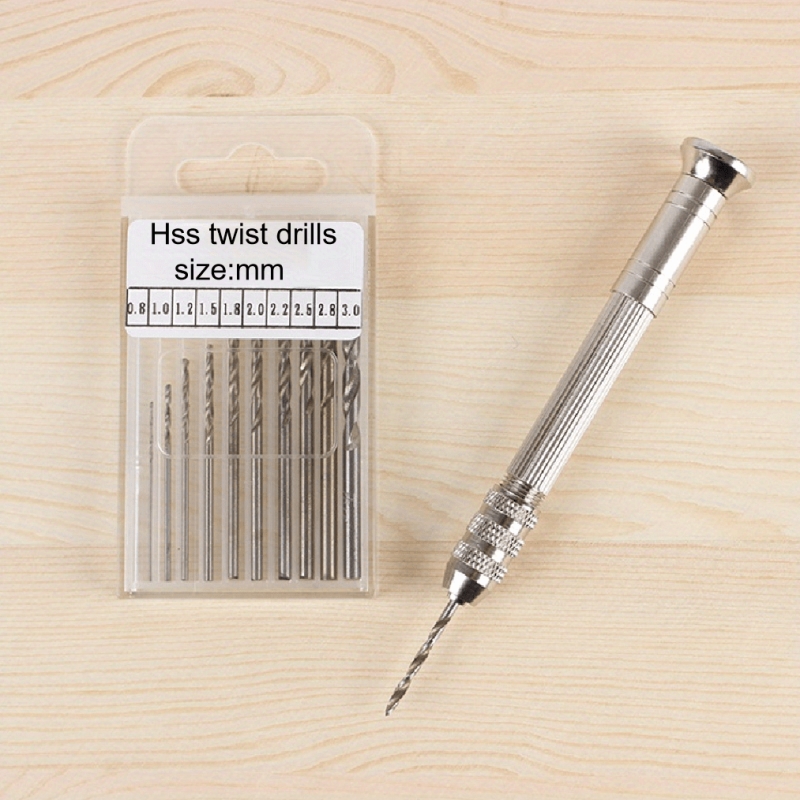 Handheld Mini Drill Set for Wood Crafts and Epoxy Resin