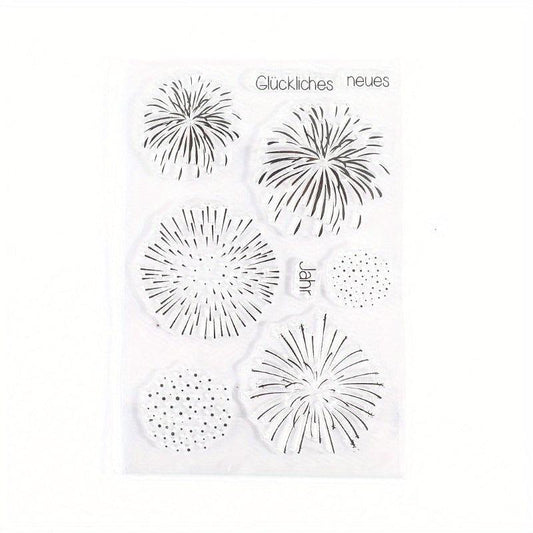 Silicone Stamp Retro Party Series DIY Hand Account Stamp
