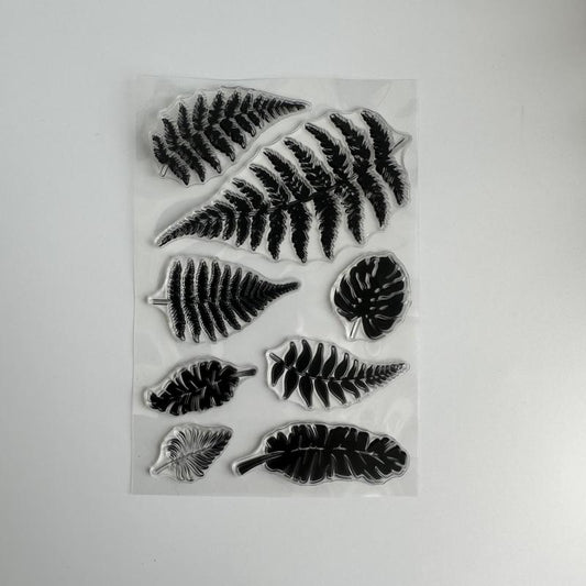 Vintage Plant & Flower Silicone Stamps for Card Decoration