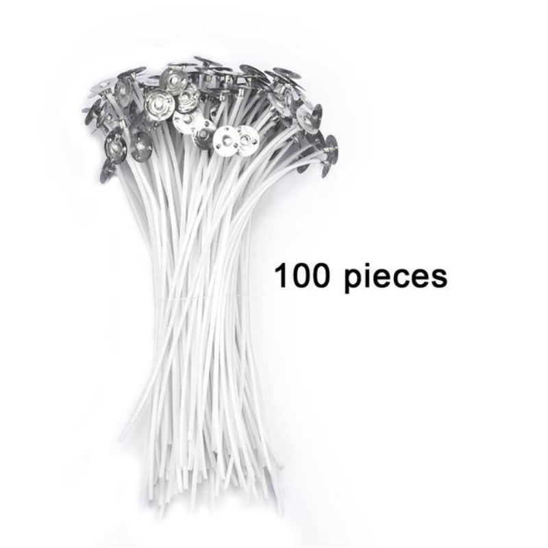 100pcs 3-15in Candle Wicks Pure Cotton DIY Candle Making Supplies