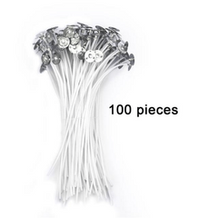 100pcs 3-15in Candle Wicks Pure Cotton DIY Candle Making Supplies