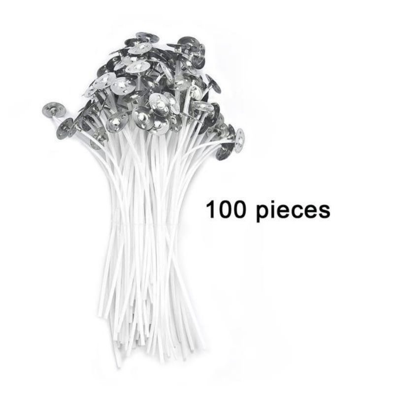 100pcs 3-15in Candle Wicks Pure Cotton DIY Candle Making Supplies