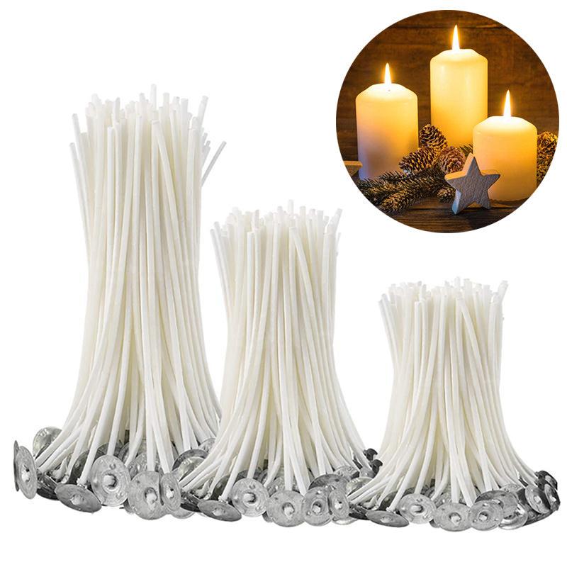 100pcs 3-15in Candle Wicks Pure Cotton DIY Candle Making Supplies