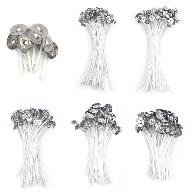 100pcs 3-15in Candle Wicks Pure Cotton DIY Candle Making Supplies