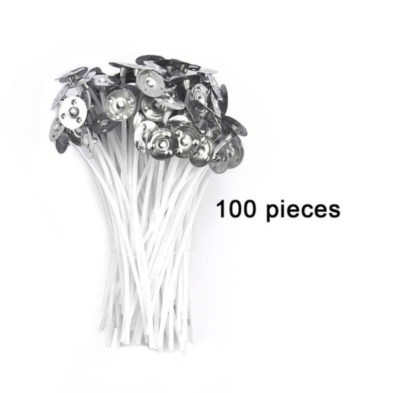 100pcs 3-15in Candle Wicks Pure Cotton DIY Candle Making Supplies