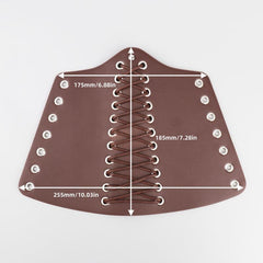 Men's Retro Lace Up Viking Wide Leather Wristband Cosplay