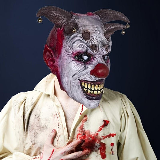 Scary Halloween Clown Mask Role Playing Full Face Latex Mask