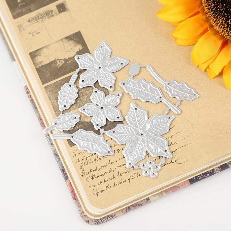 Metal Cutting Dies Leaves Stencils For DIY Scrapbooking Stamp