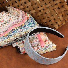Fabric Strips Roll 36pcs Assorted Patterns 6-48-49-99cm for DIY Crafts