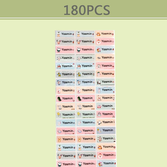 Personalized Waterproof Name Stickers Label Custom for Kids School