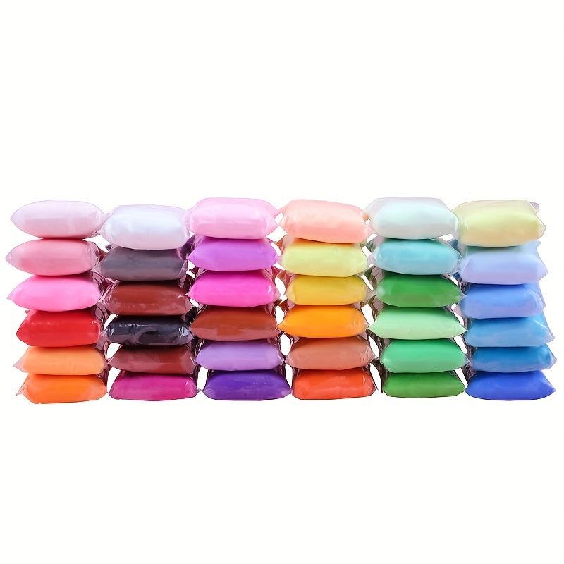 36 Colors Air Dry Clay Set with Sculpting Tools for Kids and DIY Crafts