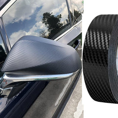 Waterproof 3D Carbon Fibre Car Stickers - Scratch Repair