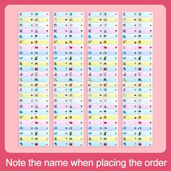 Personalized Name Tag Sticker Waterproof Labels 4x1 Medium Size