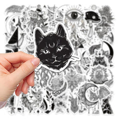 50Pcs Doodle Waterproof Stickers DIY Creative Toys For Student