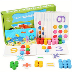 Montessori Kids Arithmetic Toys Number Cognitive Intelligence Development