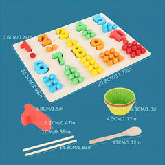 Montessori Kids Arithmetic Toys Number Cognitive Intelligence Development